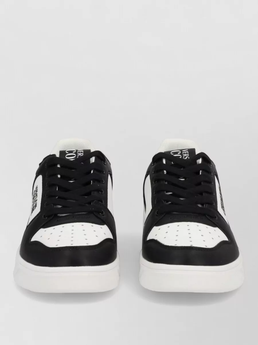 Versace Jeans Couture leather low-top sneakers