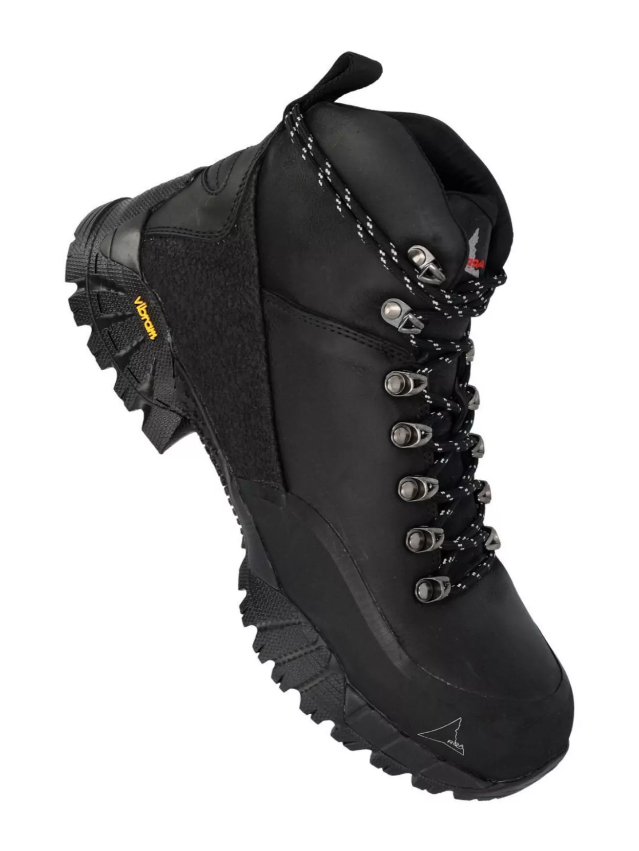 Roa Short Boot With Lug Sole And Metal Eyelets
