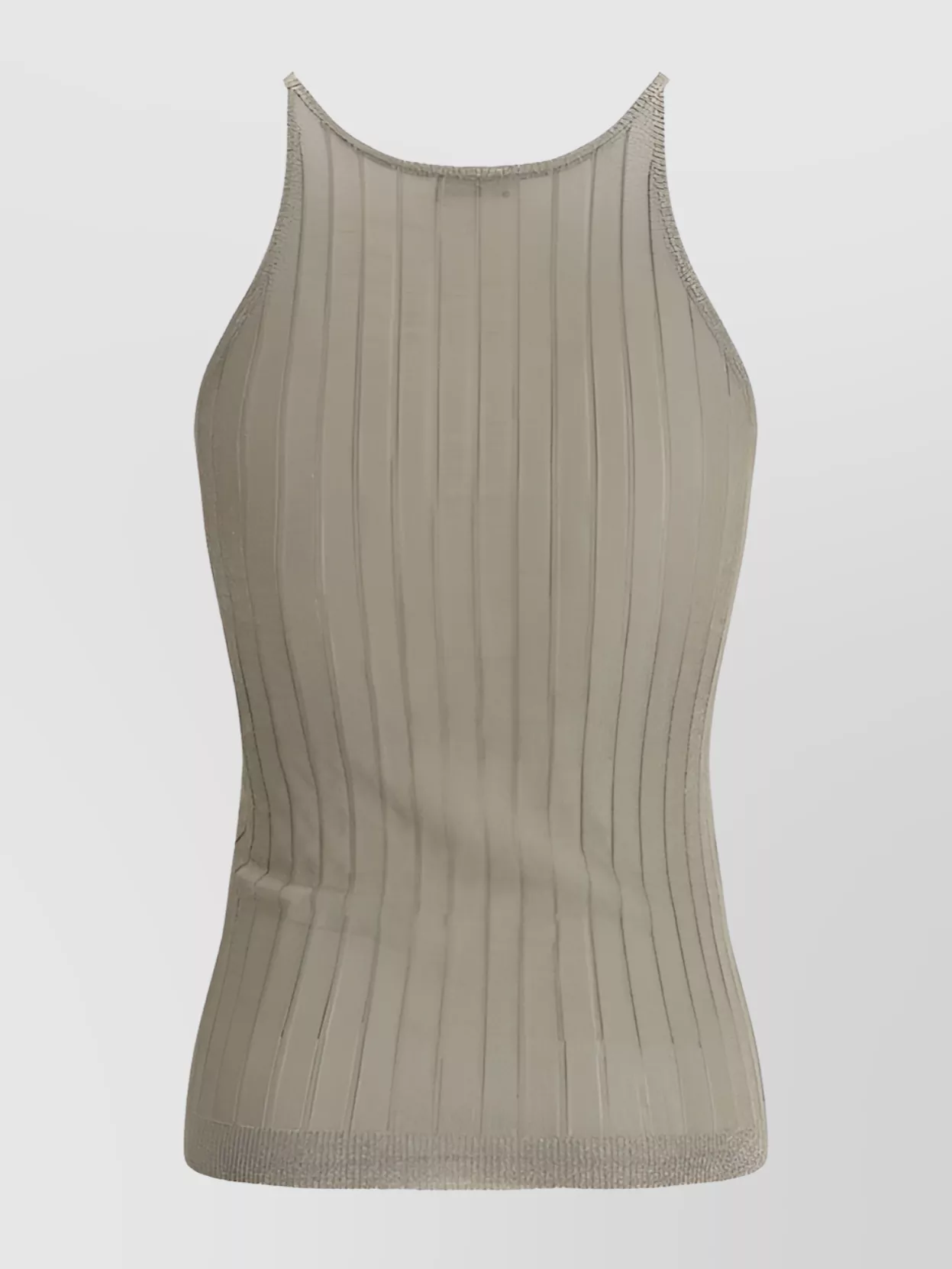Brunello Cucinelli Shimmer Ribbed Tank Top