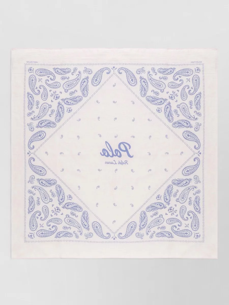 Ralph Lauren Paisley Cotton Scarf