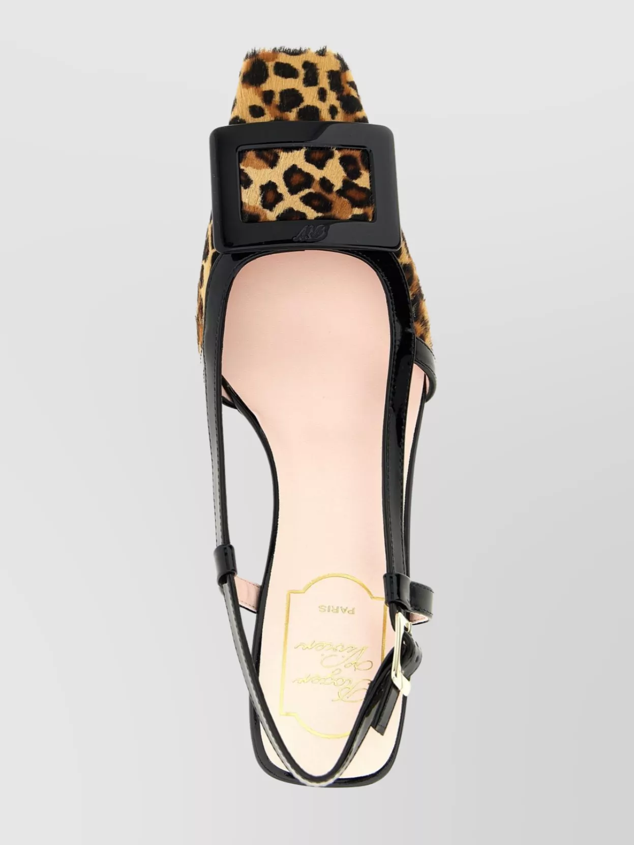 Roger Vivier Chic Slingback Block Heel Pump