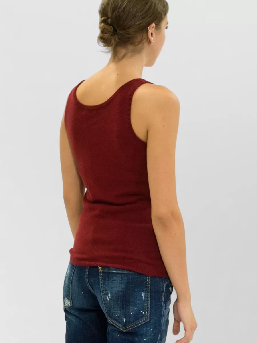 La Rose Cashmere Tank Top