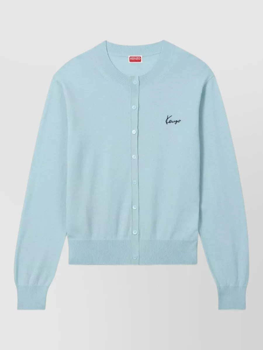 Kenzo wool crewneck cardigan