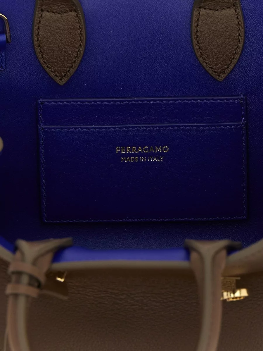 Ferragamo The Hug Bag Calfskin Leather Shoulder Bag
