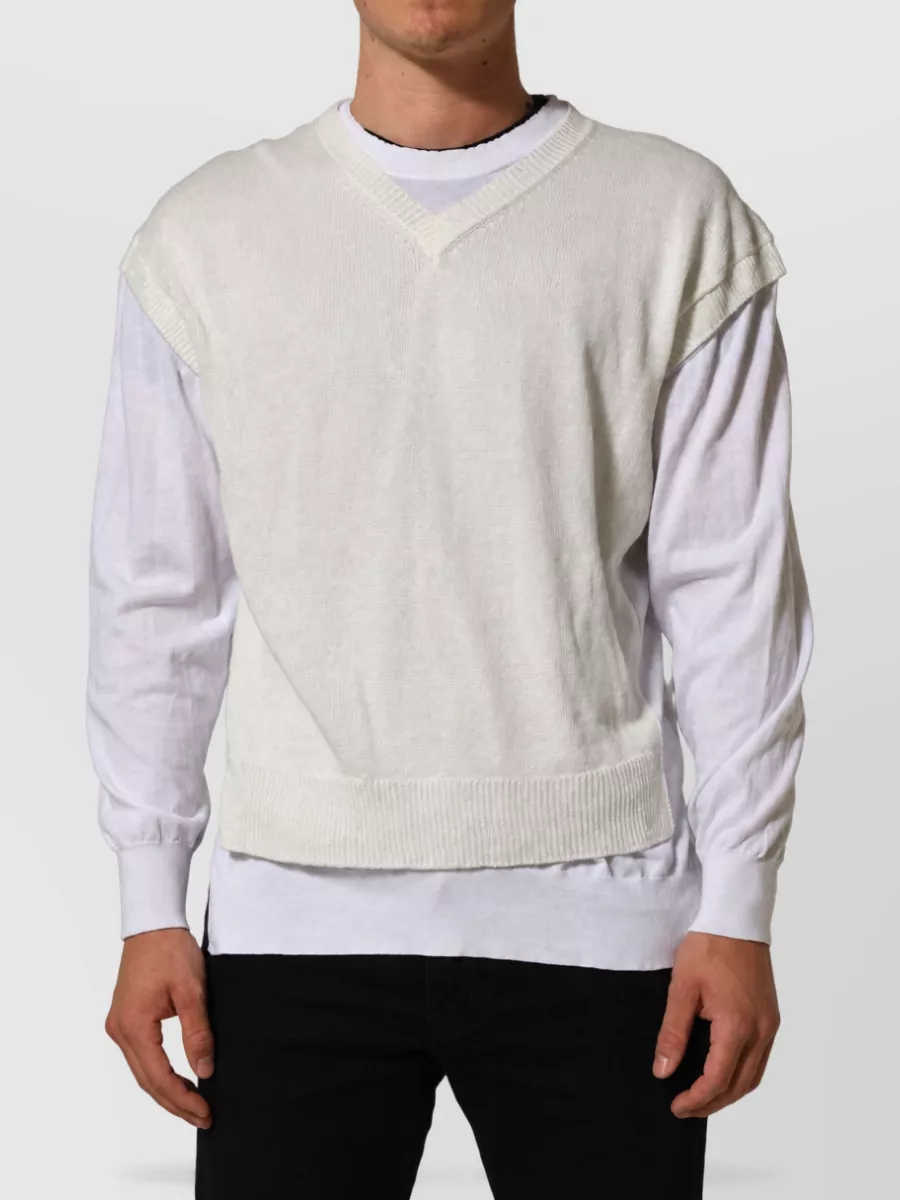 Dolce&Gabbana flax crewneck tank top