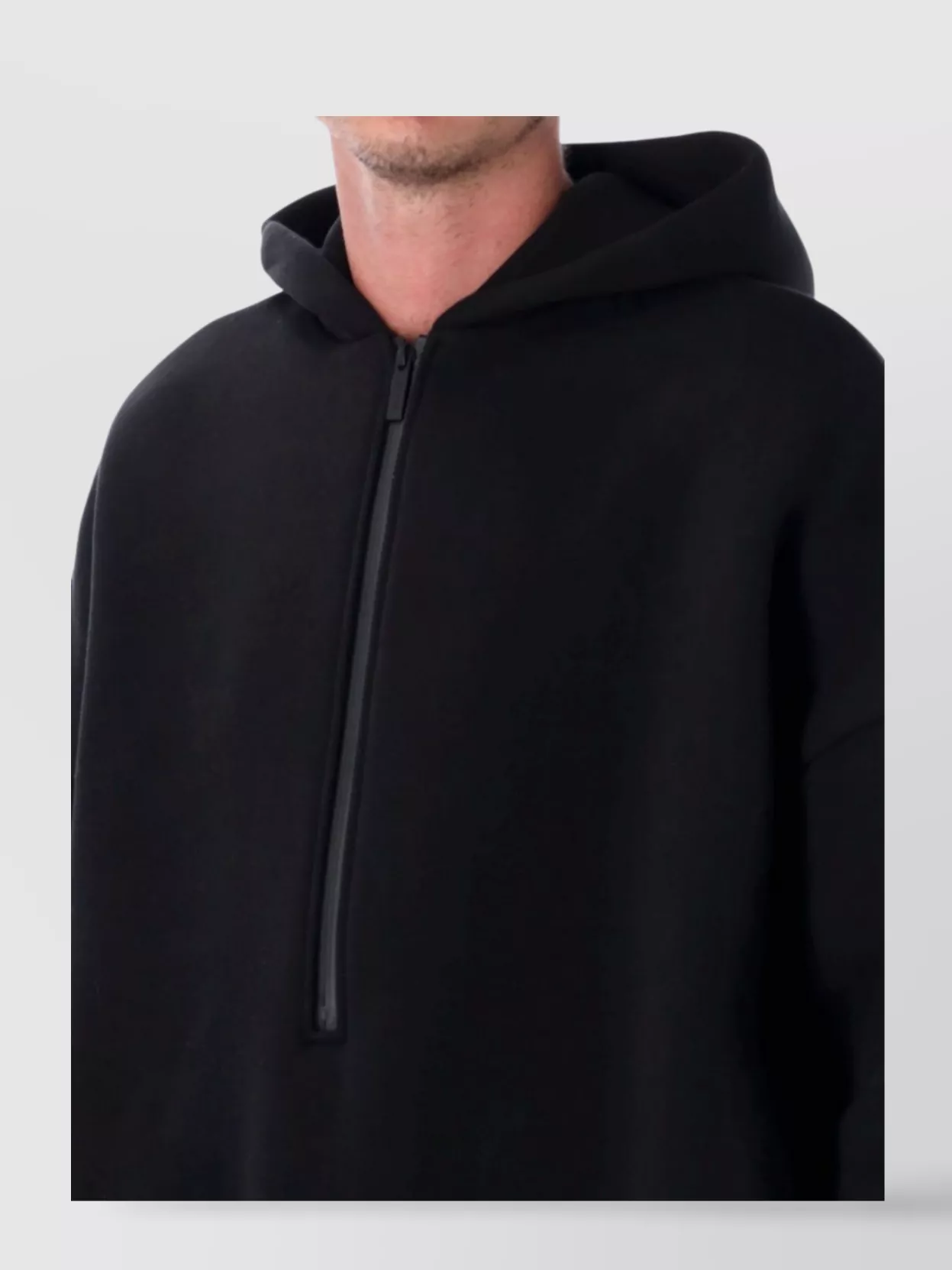Fear Of God Relaxed Fit Halfzip Hoodie Pockets