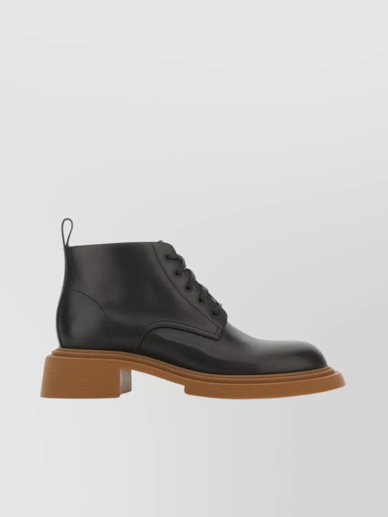 Shop Loewe Ankle Boots With Round Toe And Block Heel