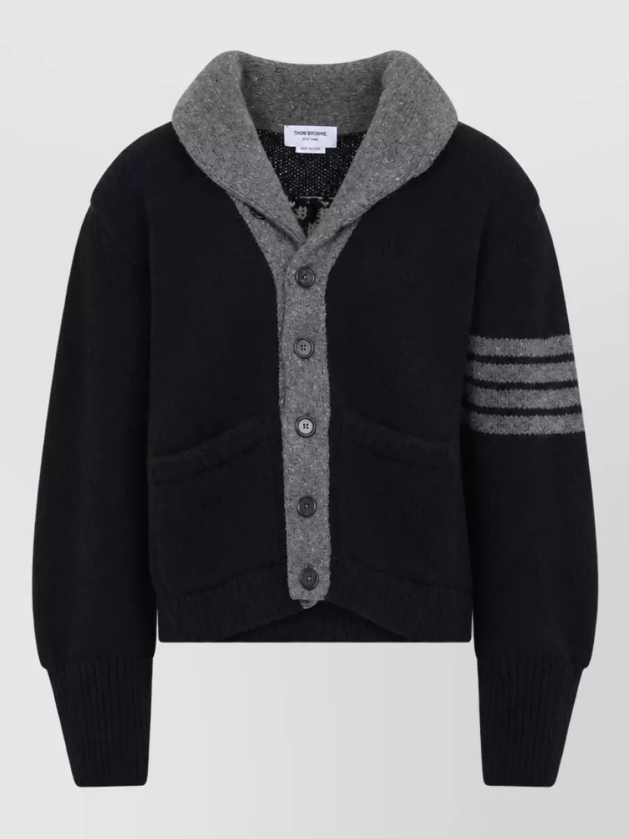 Thom Browne wool shawl collar cardigan jacket