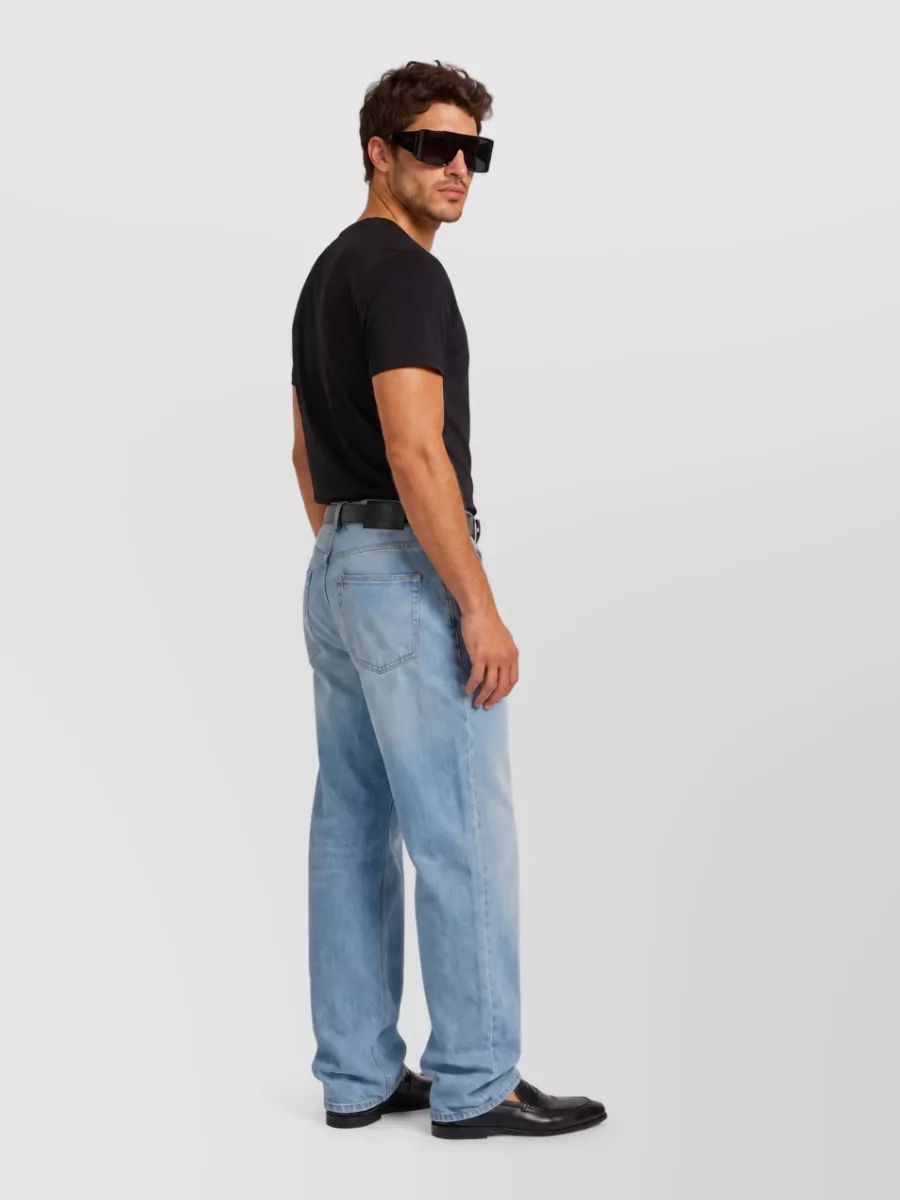 Gucci High-Rise Straight-Leg Denim Jeans