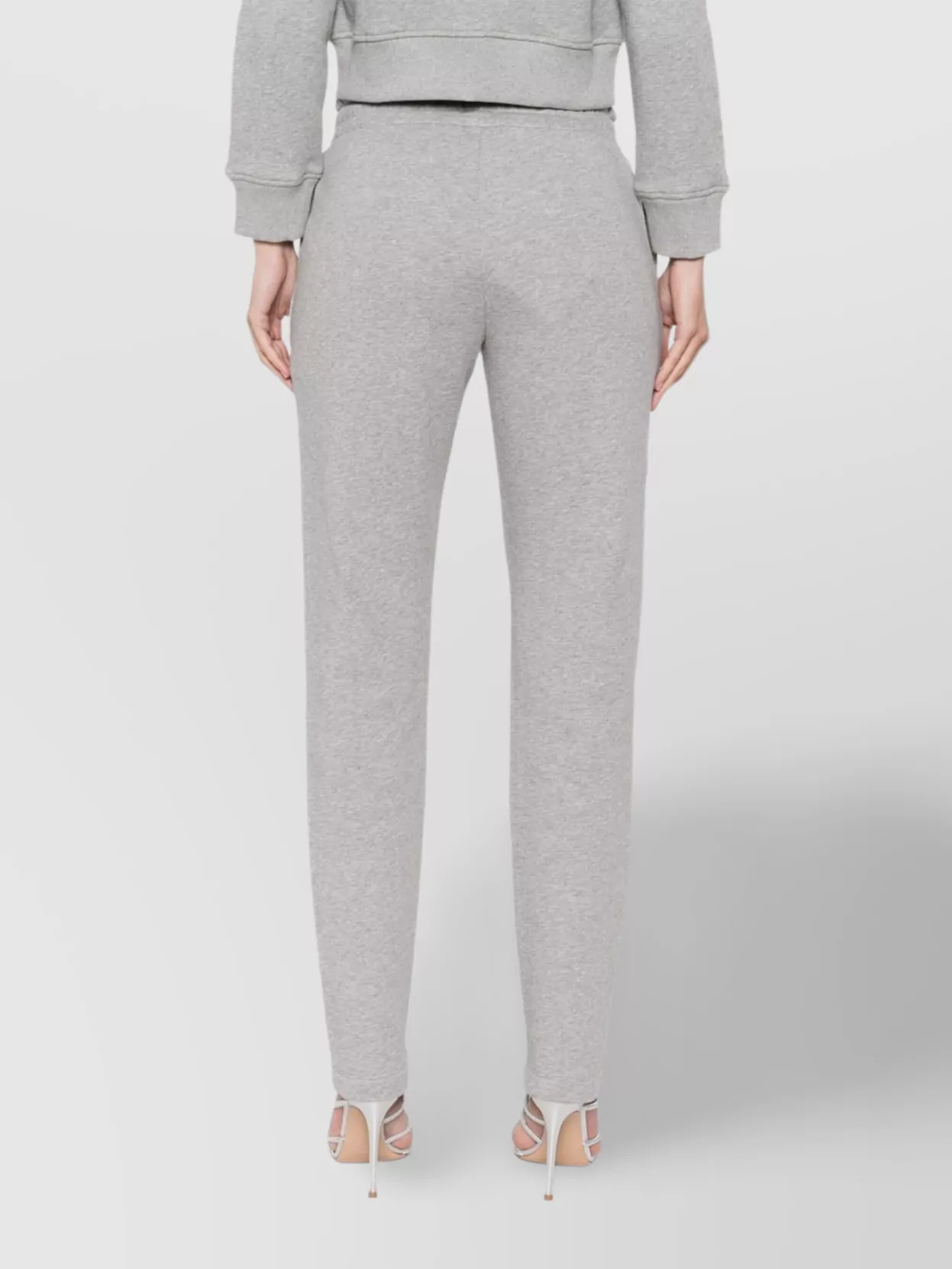 The Attico Fleece Jogger Pants Elastic Waistband