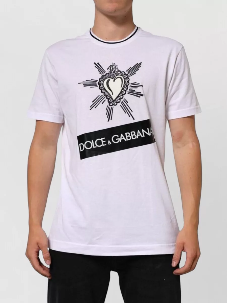 Dolce&Gabbana cotton graphic print short sleeve t-shirt