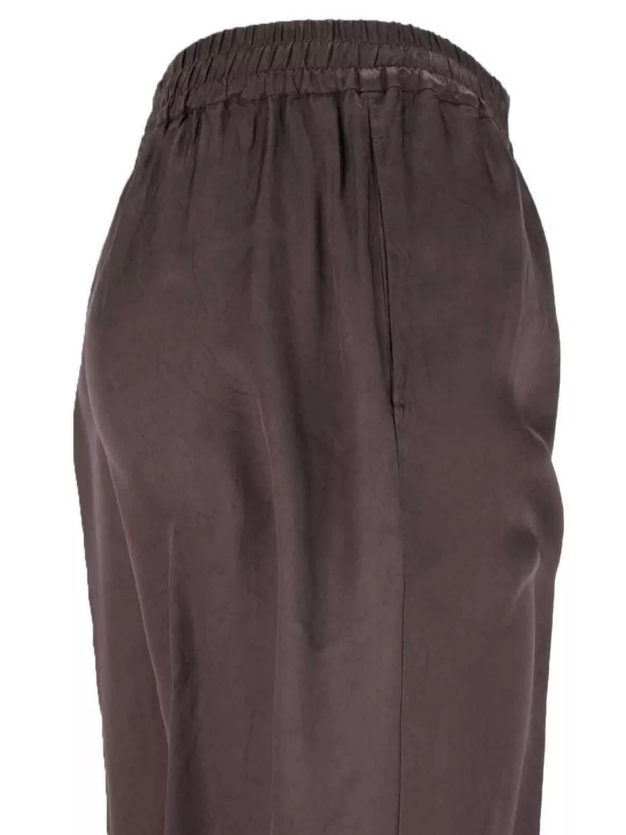 Aspesi Straight Leg Trousers Elastic Waistband