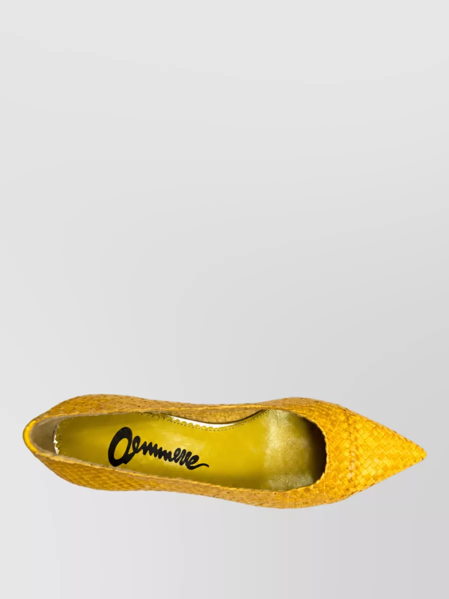La Rose Woven Ballerina Pumps