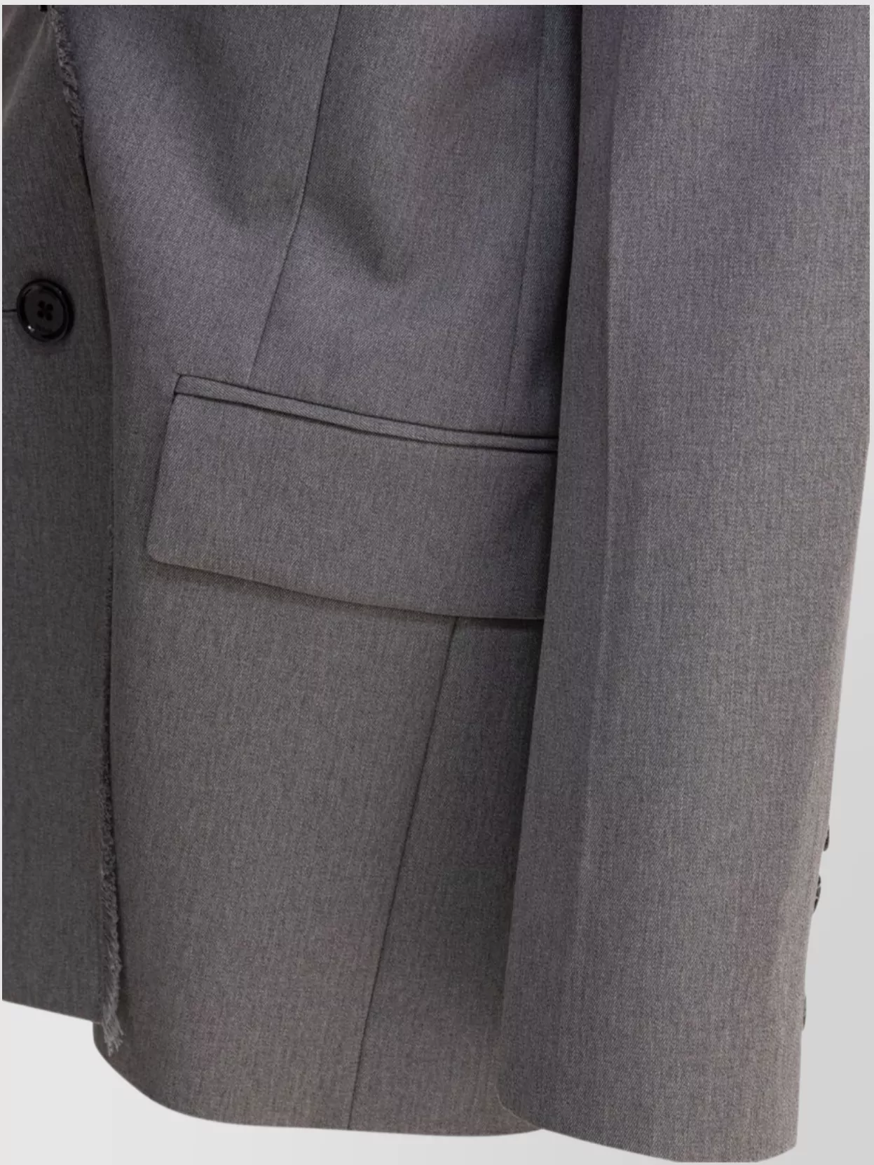 Totême Jackets With Frayed Edges And Notched Lapels