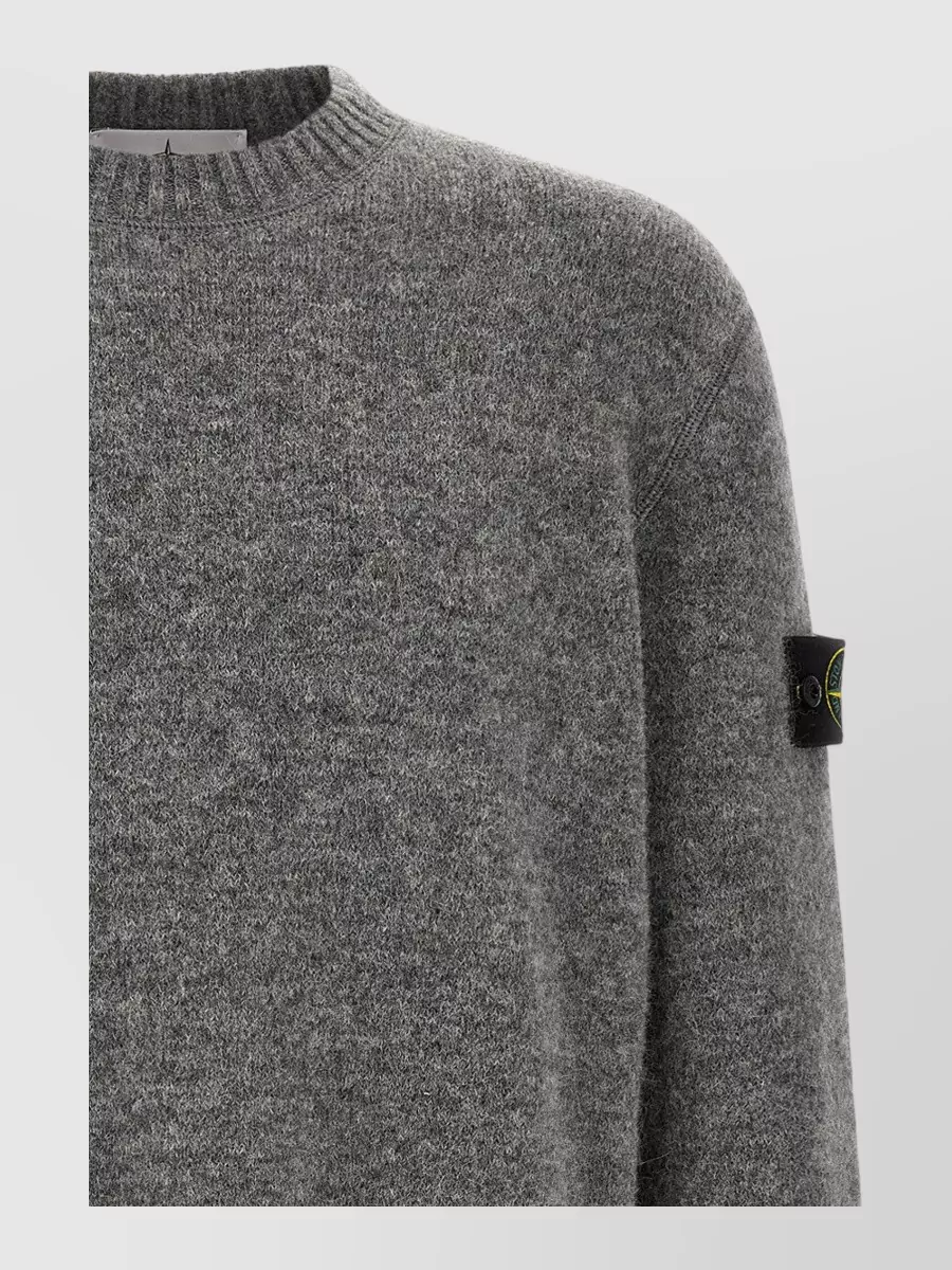 Stone Island Alpaca Wool Regular-Fit Crew-Neck Jumper