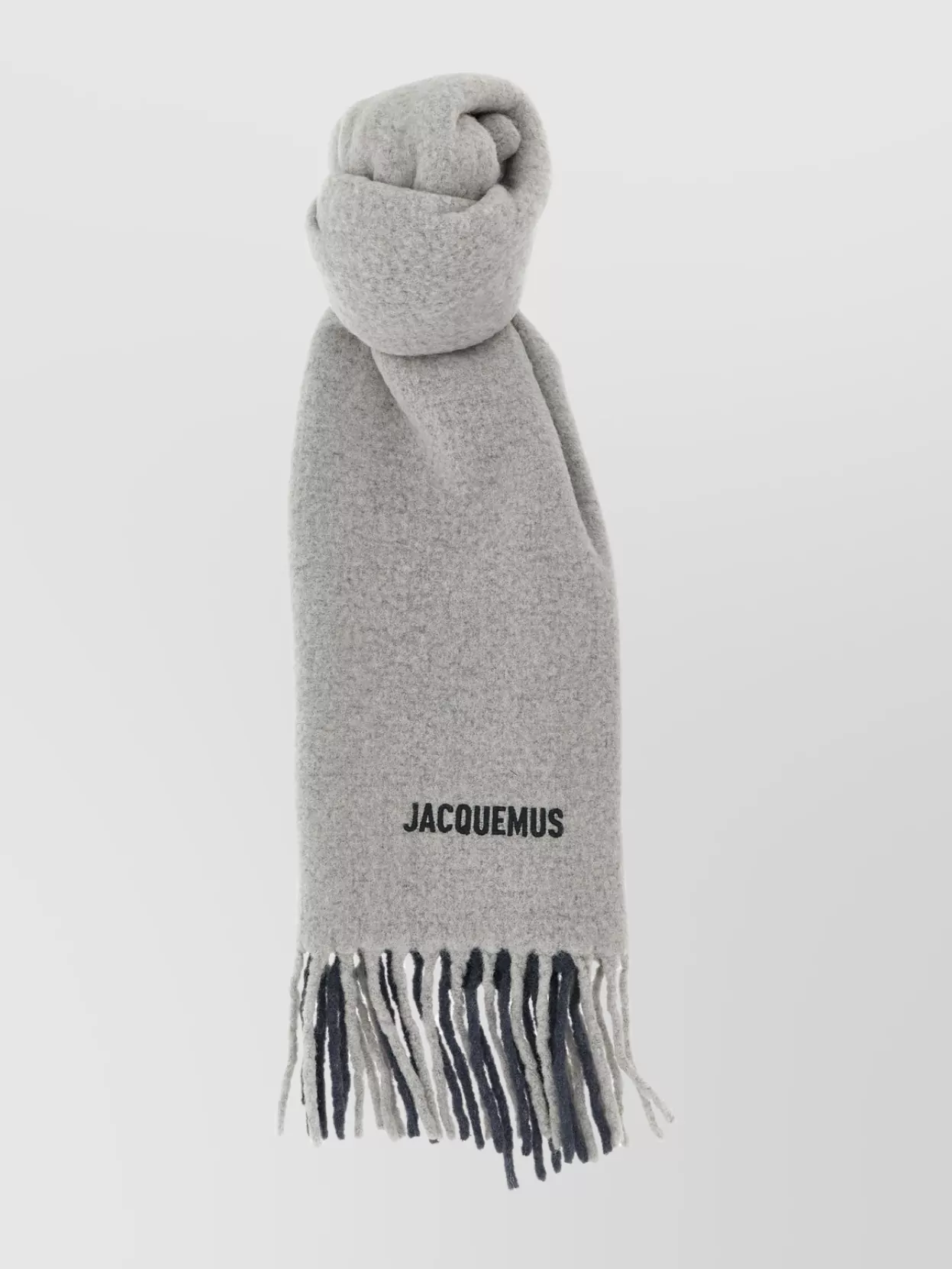 Jacquemus Fringe Harvest Scarf In Two Tones