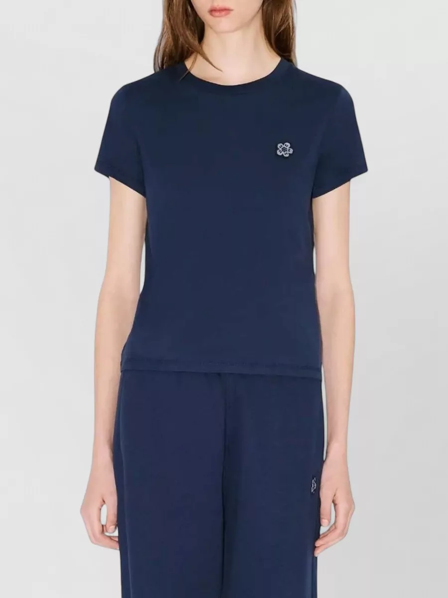 Kenzo Gots Boke Flower Crest Crew Neck T Shirt