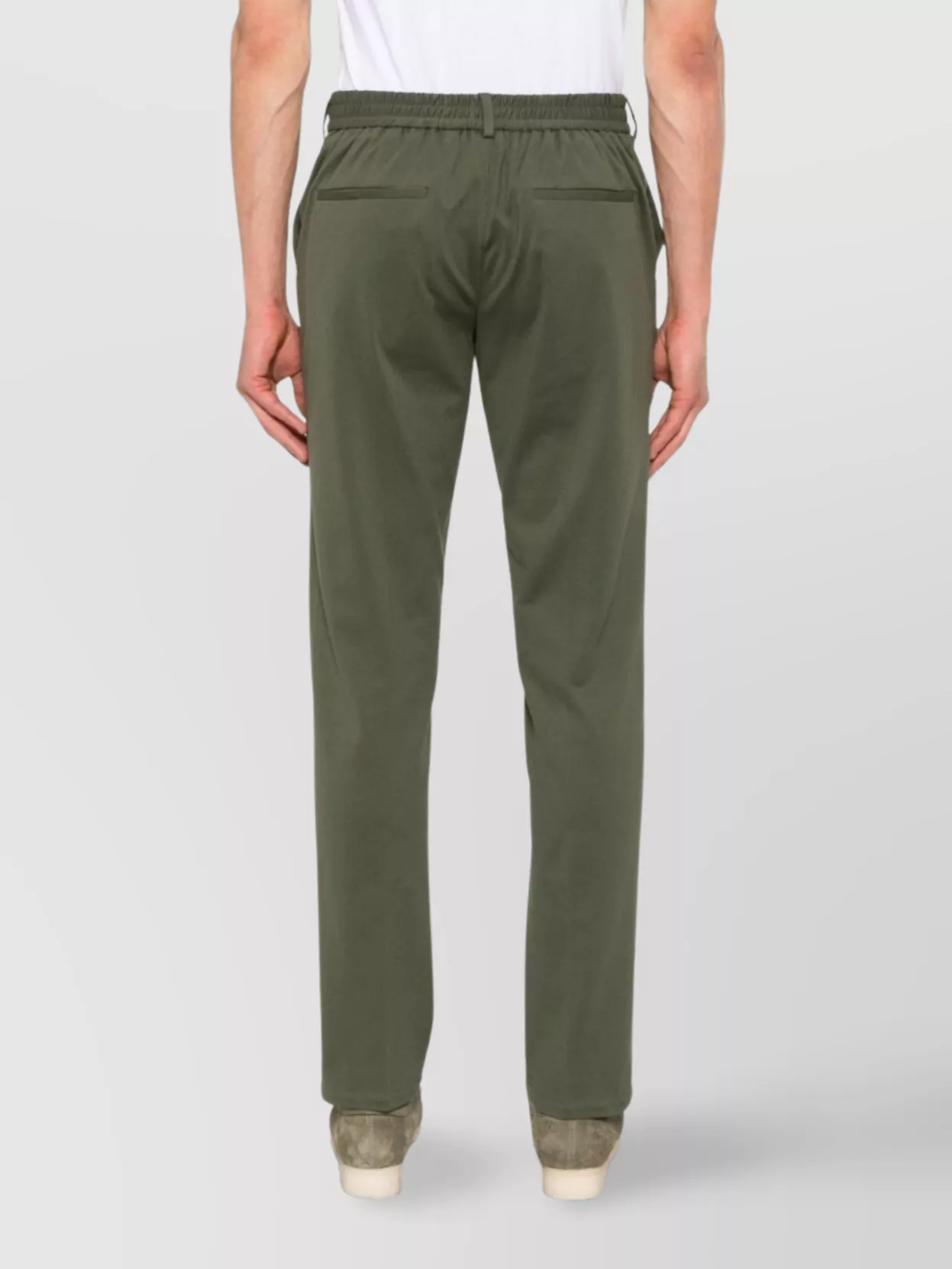 Circolo 1901 Straight Leg Cotton Trousers With Pockets