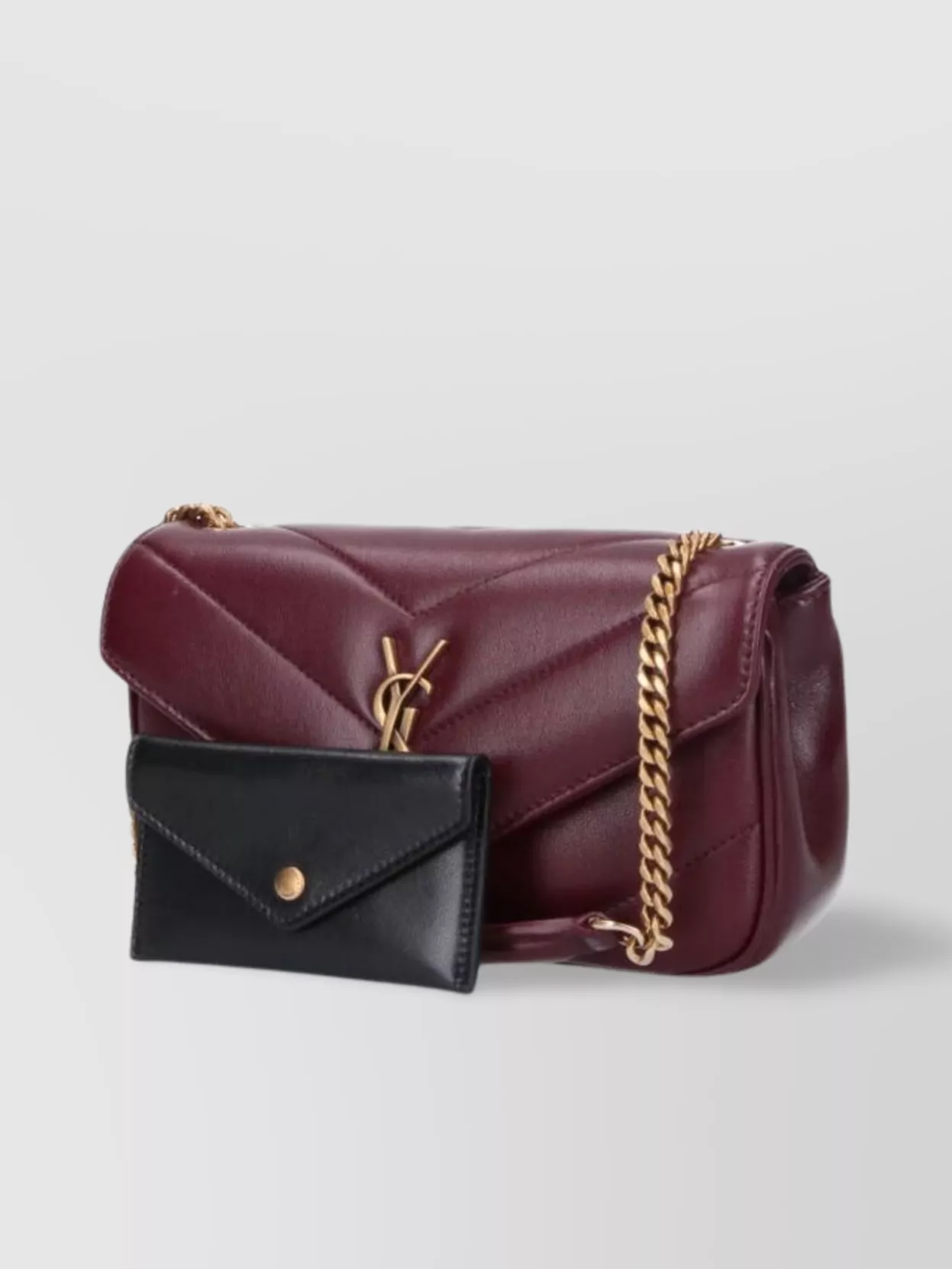 Saint Laurent Loulou Mini Leather Shoulder Bag