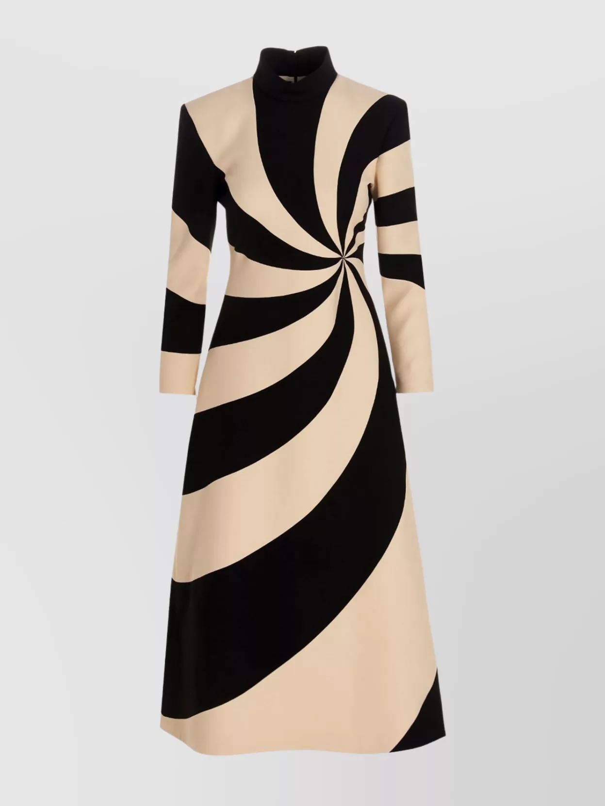 Gucci Dress Graphic Pattern Slit Detail In Black