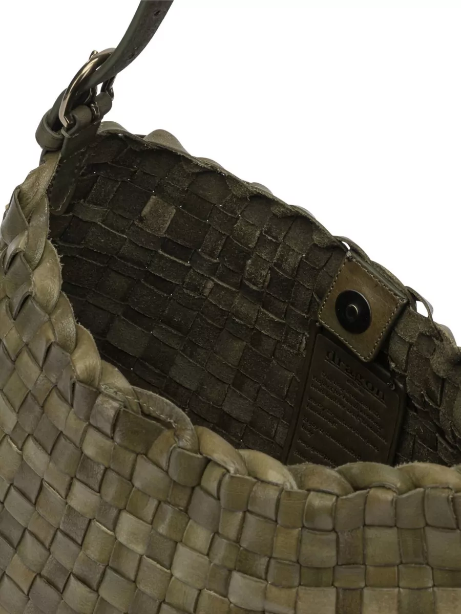 Dragon Diffusion Medium Shoulder Bag Buckle Woven Strap