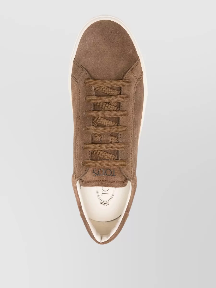 Tod's Suede Low-Top Sneakers