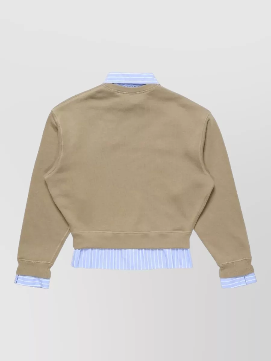 Acne Studios Striped Organic Cotton Polo Shirt