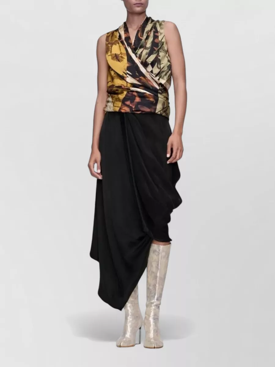 Maison Margiela Asymmetric Midi Skirt