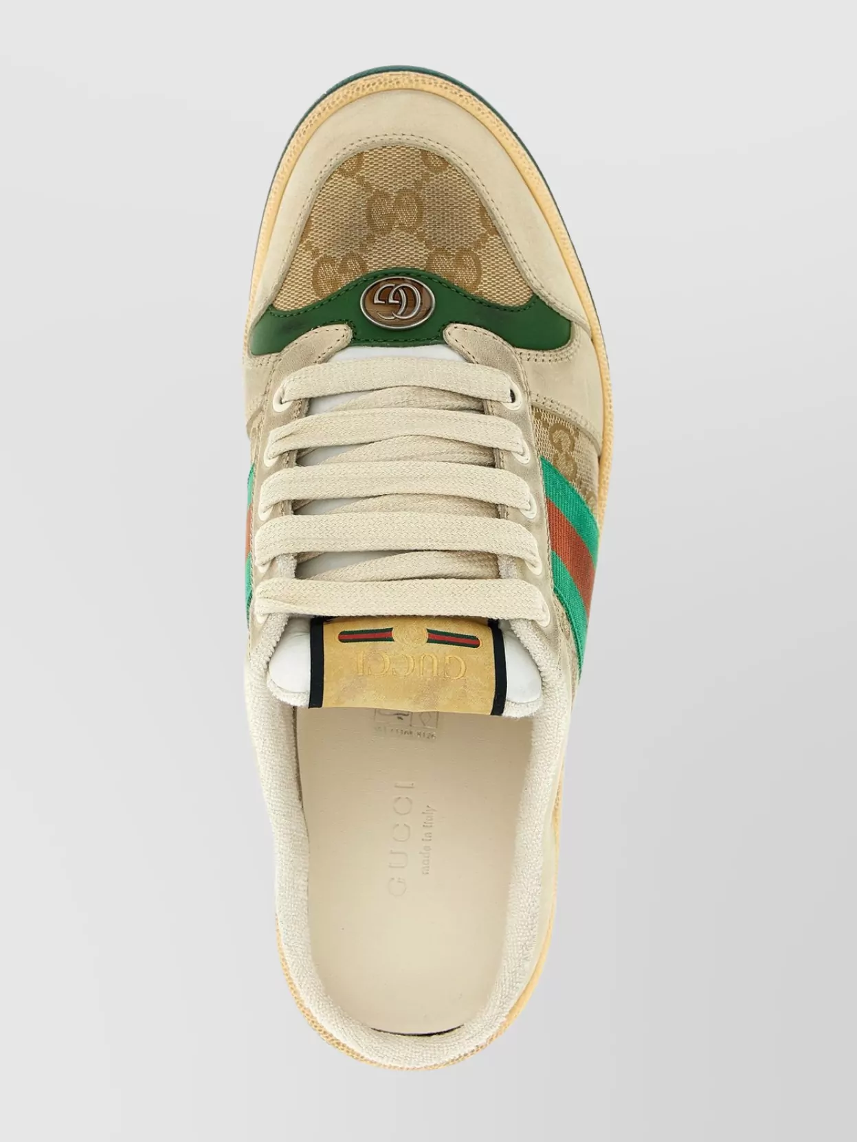 Gucci Striped Detail Low-Top Mules