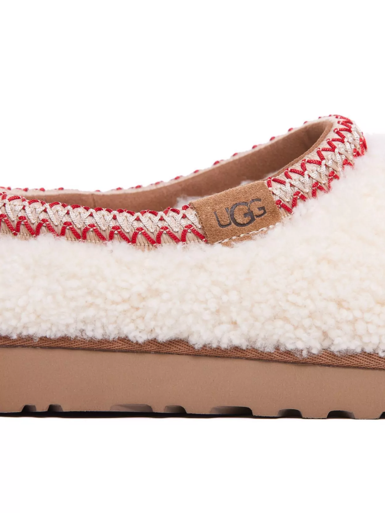 Ugg Slippers Shearling Contrast Stitching