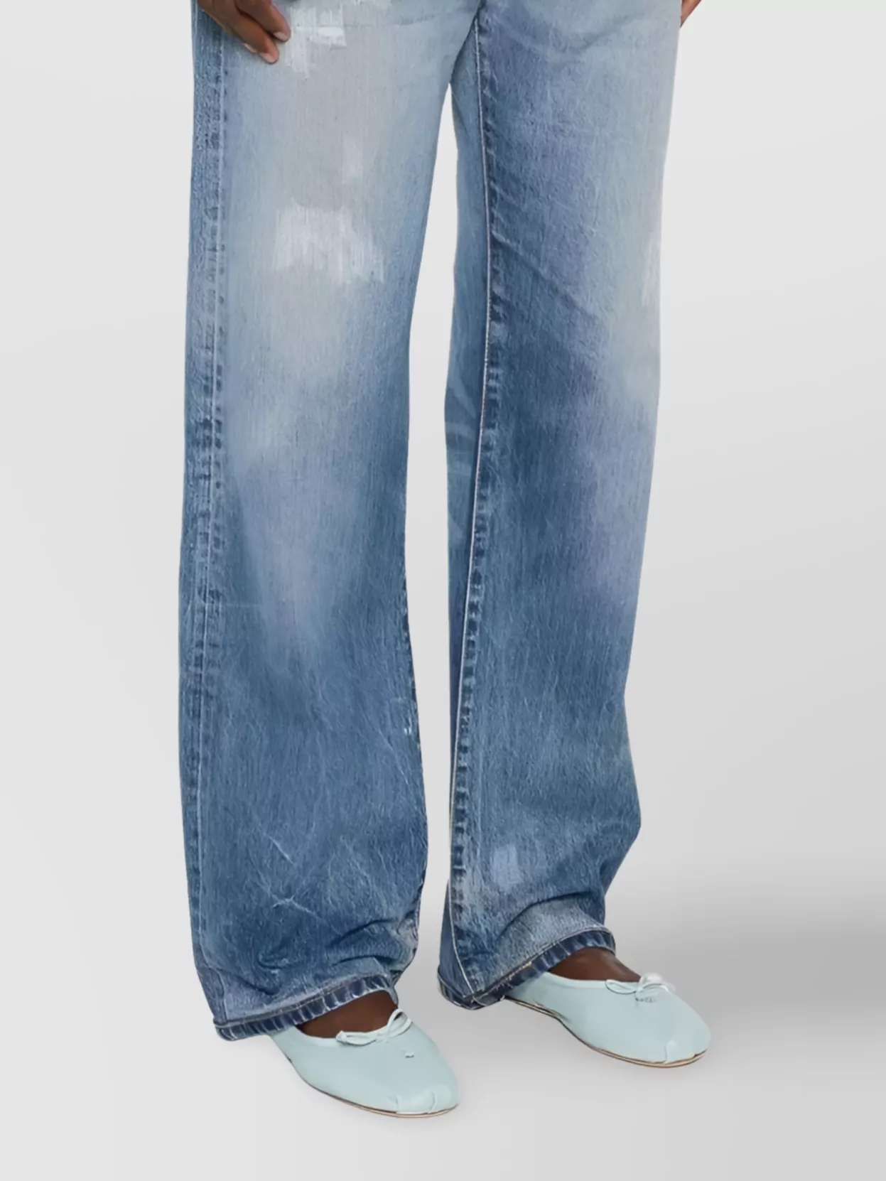 Re/Done 90S High Waisted Straight Leg Trousers