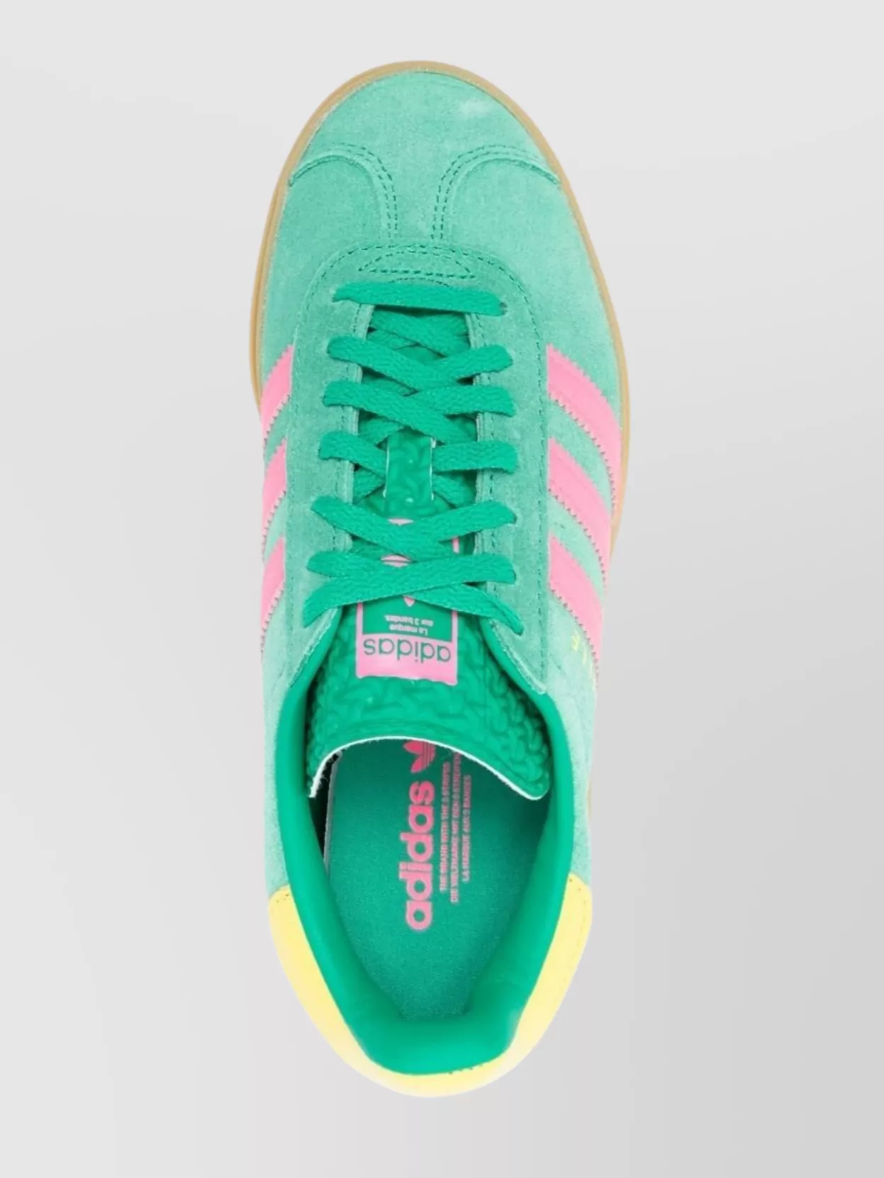 Adidas Originals Suede Upper Sneakers With Contrast Heel Tab In Cyan