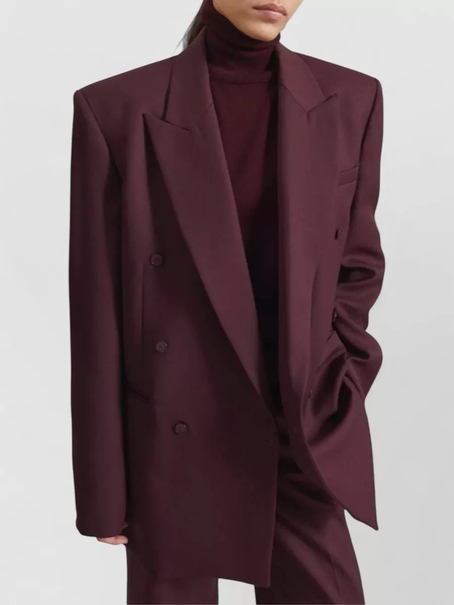 The Frankie Shop Double-Breasted Blazer