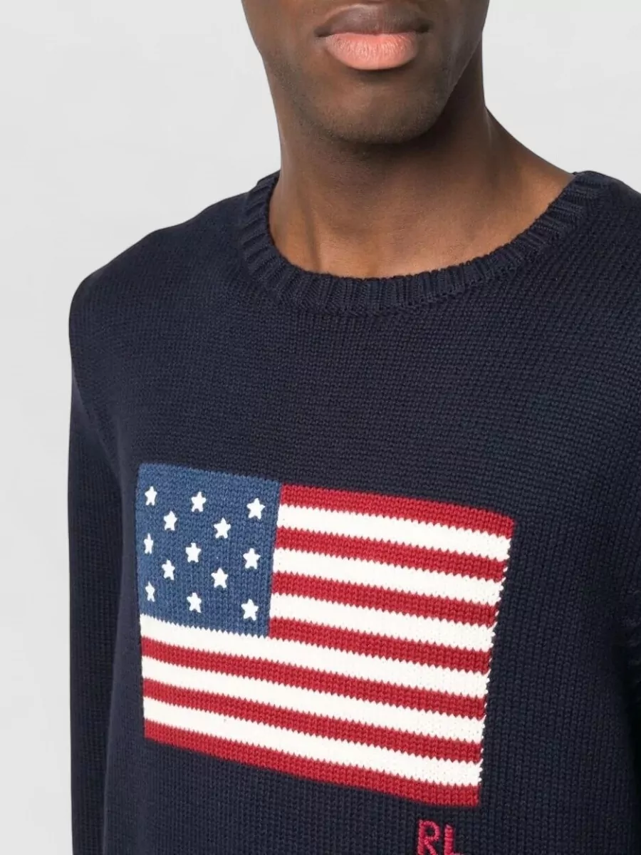Polo Ralph Lauren Cotton Long-Sleeve Crew-Neck Jumper