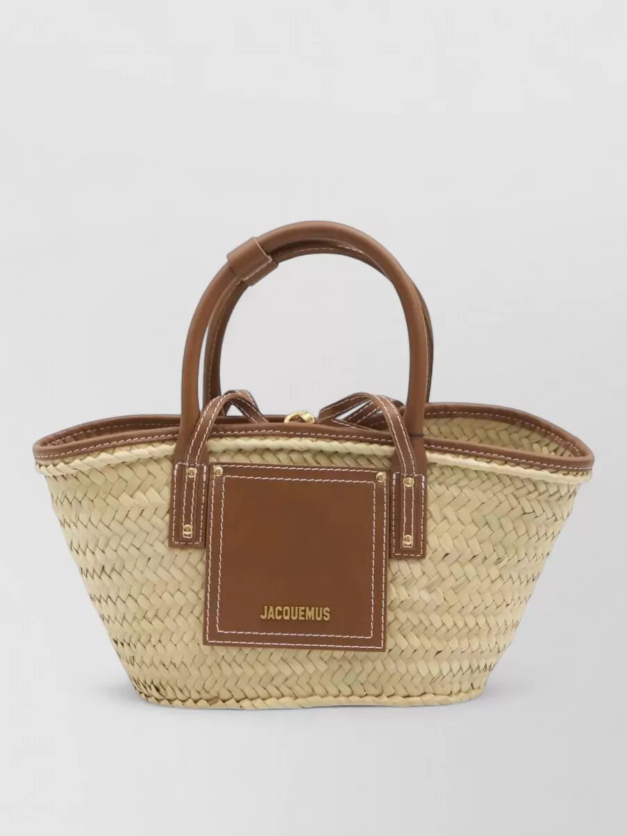 Jacquemus Na Raffia Beach Bag