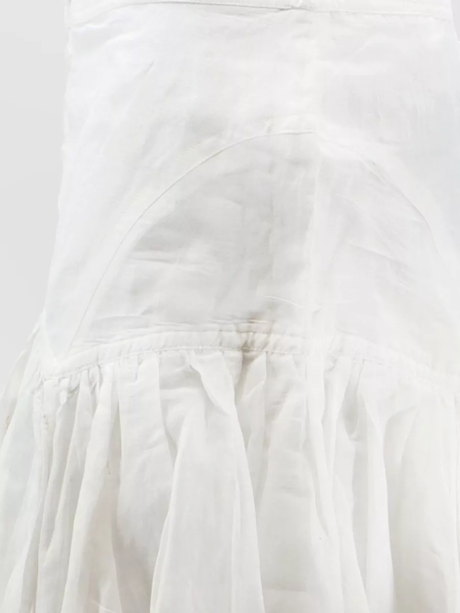 Isabel Marant Etoile Ruffled Buttoned Mini Skirt