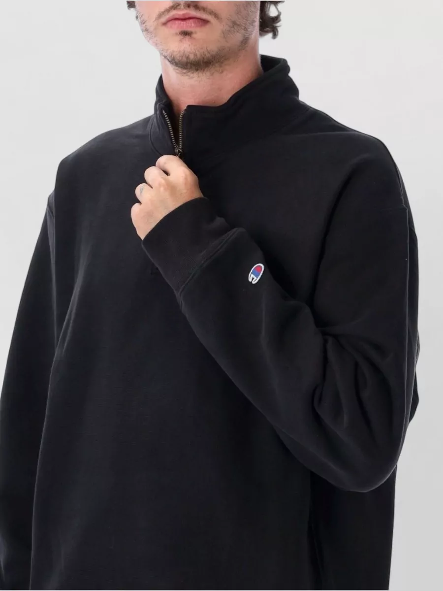 Champion Half-Zip Cotton Sweatshirt