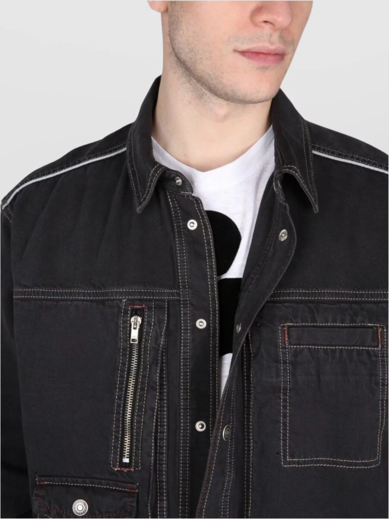 Isabel Marant Pascual Denim Jacket Chest Pockets