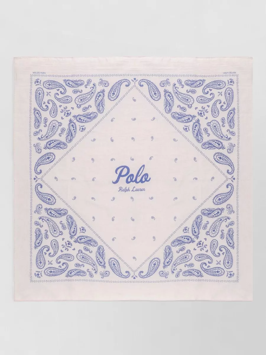 Ralph Lauren Paisley Cotton Scarf
