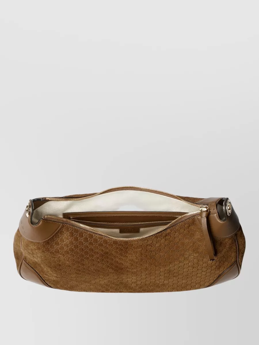 Gucci Dafne Micro Suede Crossbody Bag