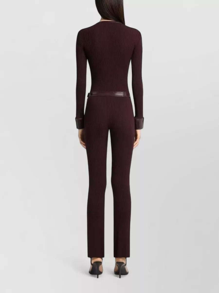 Courrèges Ribbed Cardigan