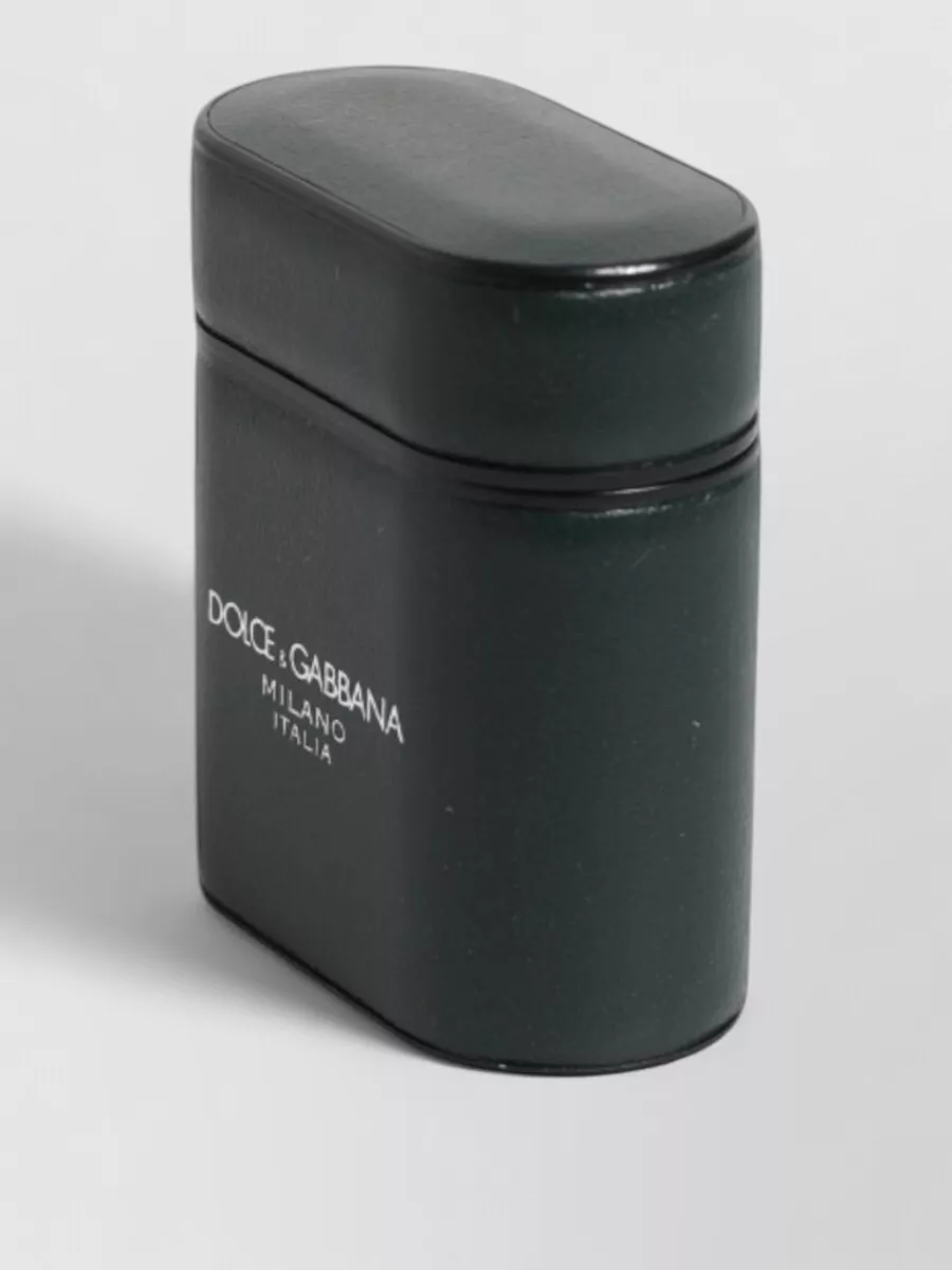 Dolce&Gabbana Leather Logo Print Airpods Case