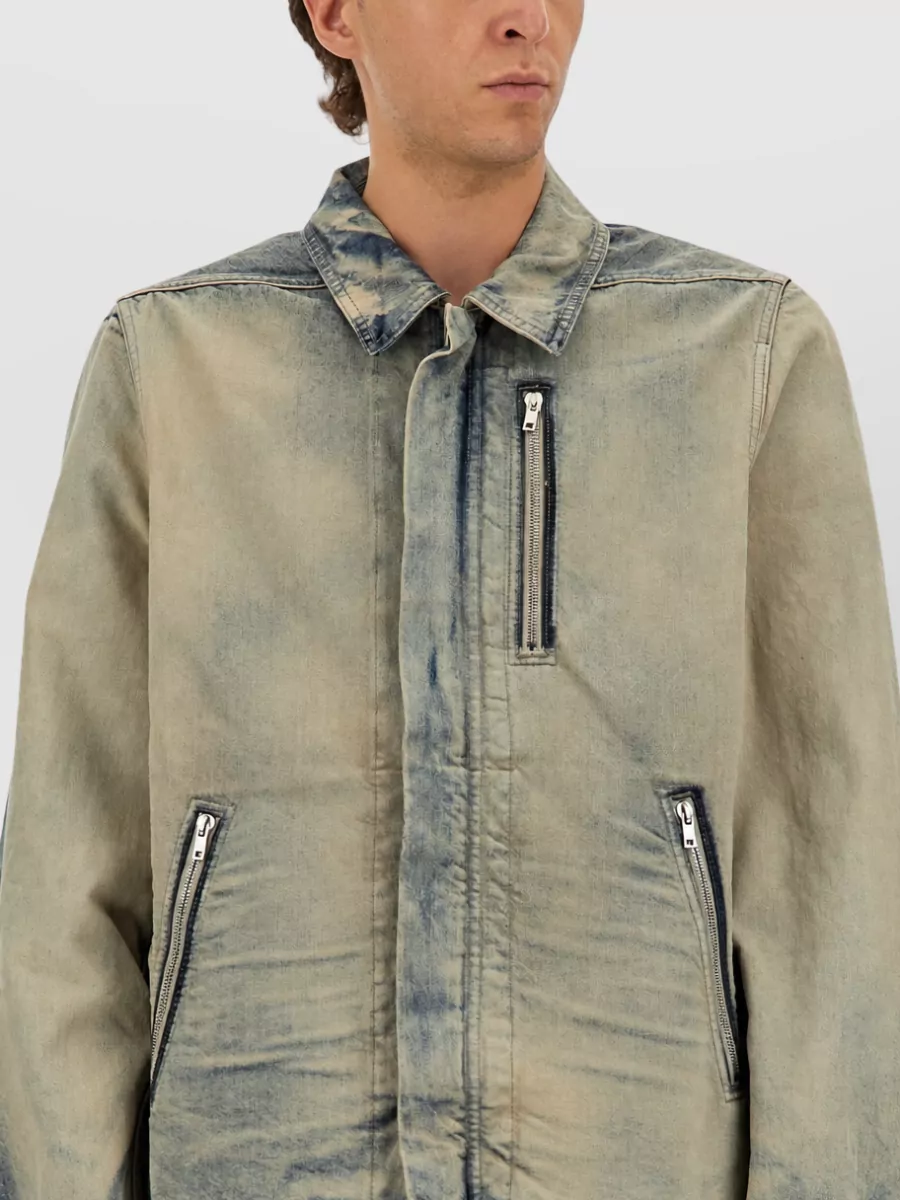 Rick Owens Drkshdw Single-Breasted Coat