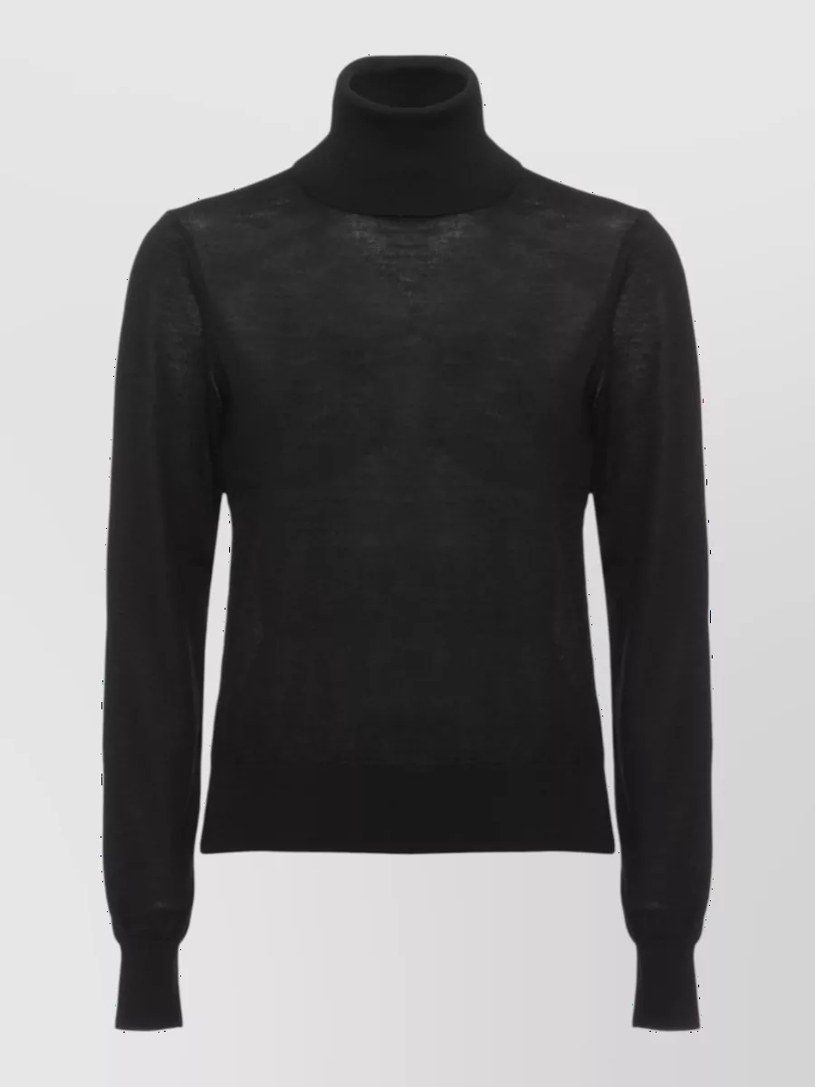 Ralph Lauren Ribbed wool turtleneck sweatshirt