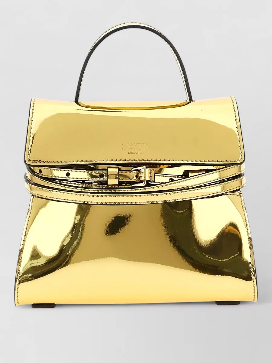 Moschino Mirror-effect shoulder bag