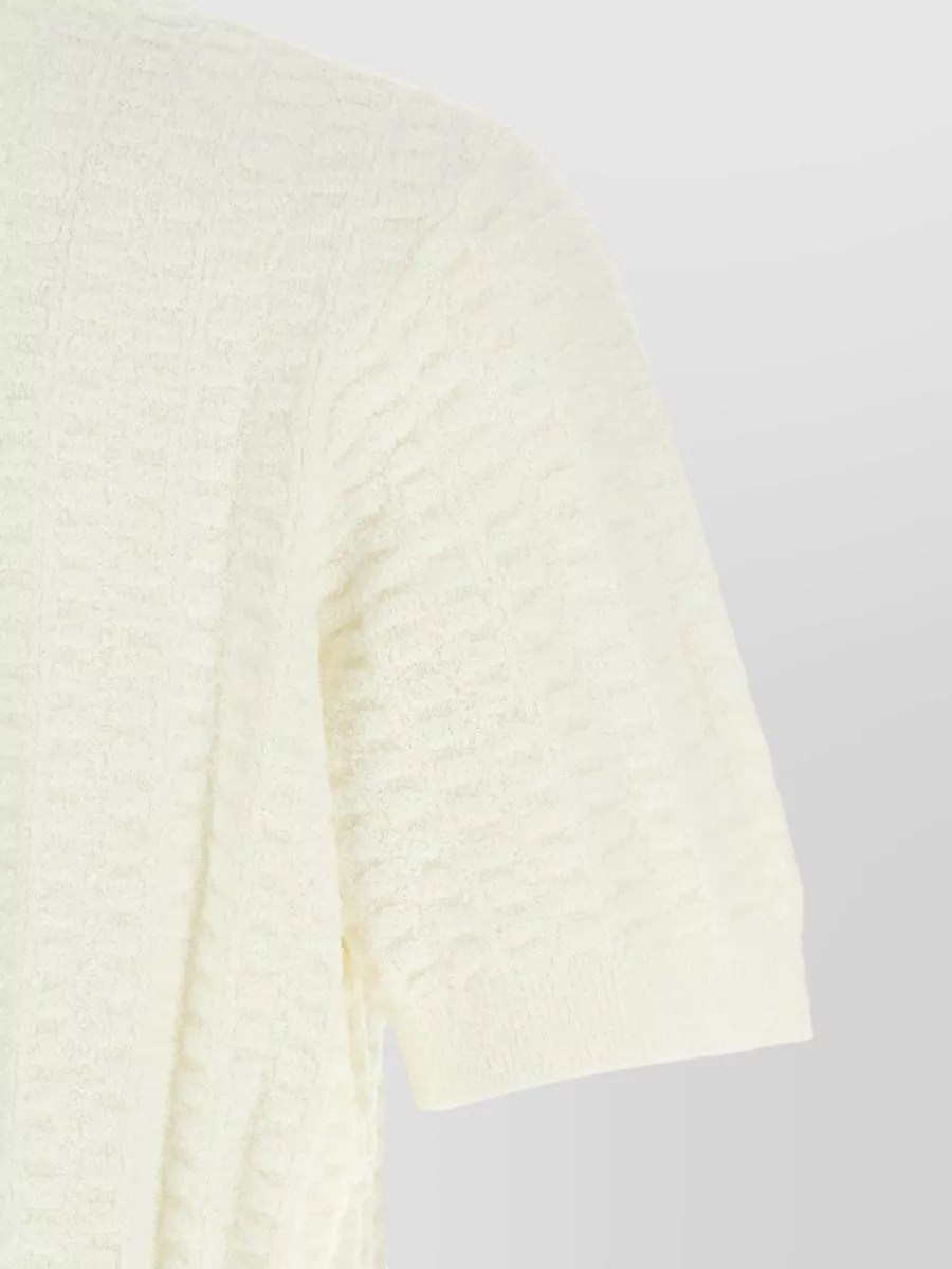 Casablanca Bouclé Polo Shirt