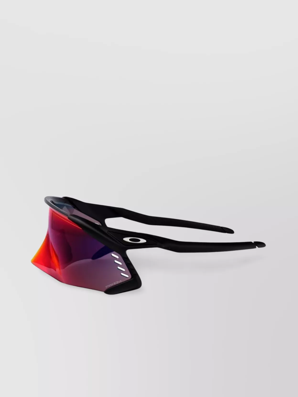 Oakley Wraparound Sunglasses With Curved Temples And Ventilation Holes