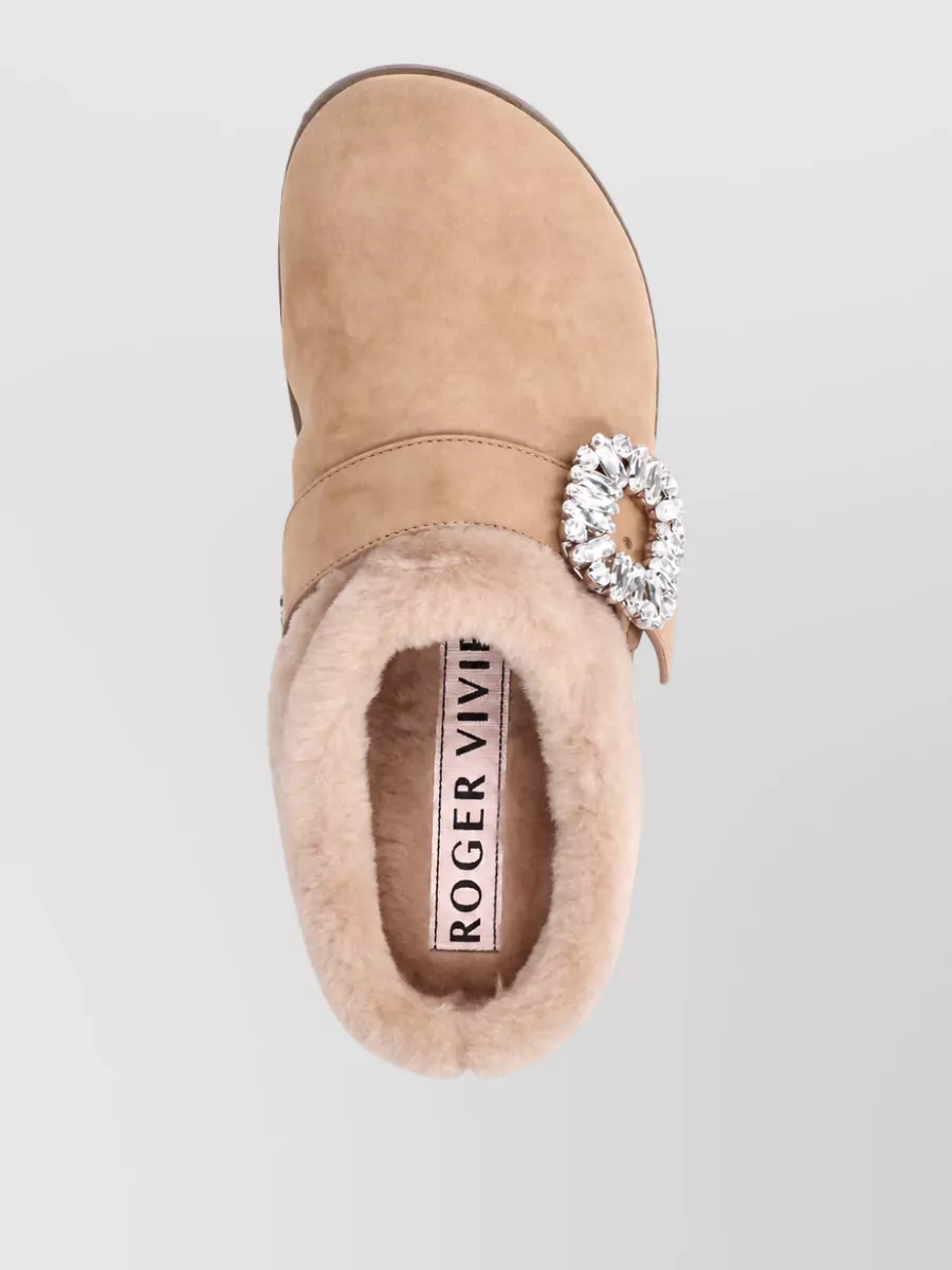 Roger Vivier Leather Mules