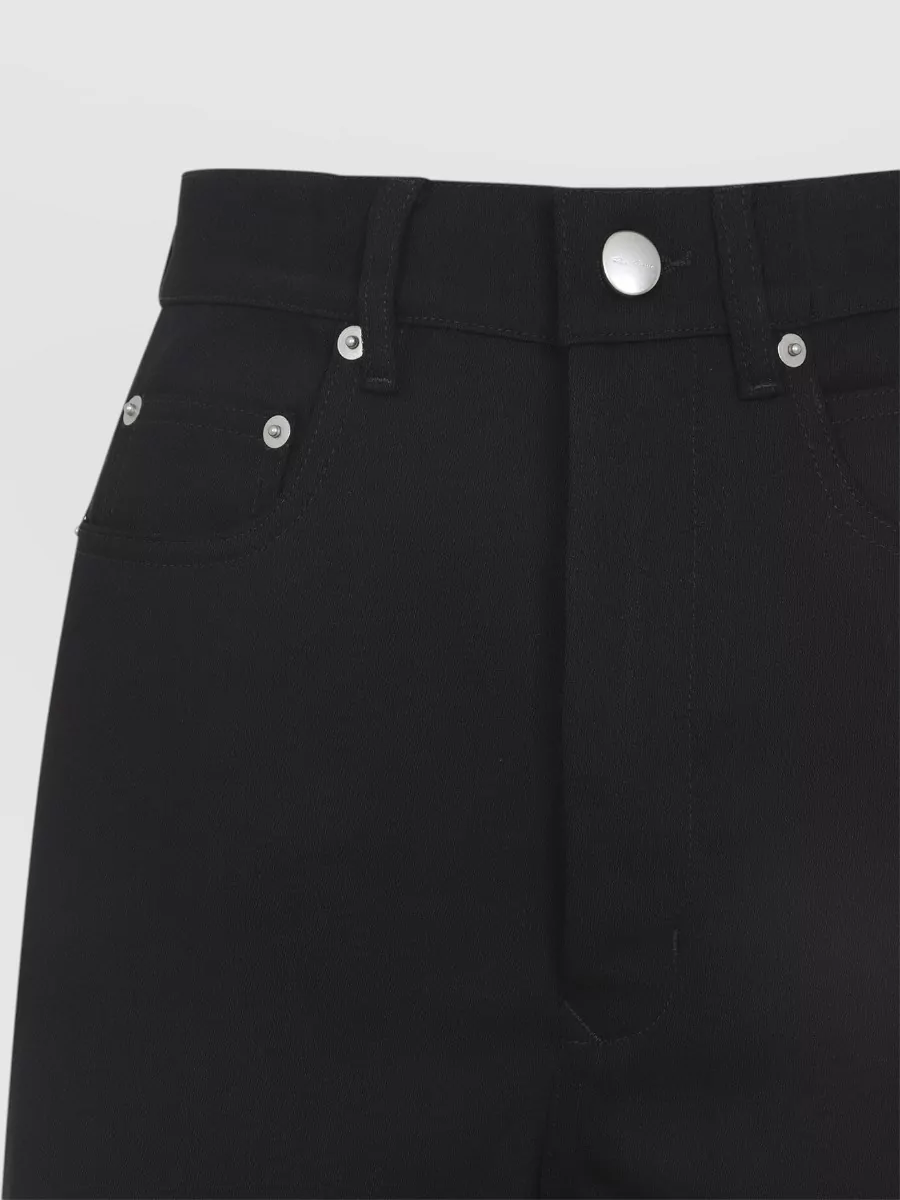 Rick Owens Bolan Bootcut Wool High Waist Trousers