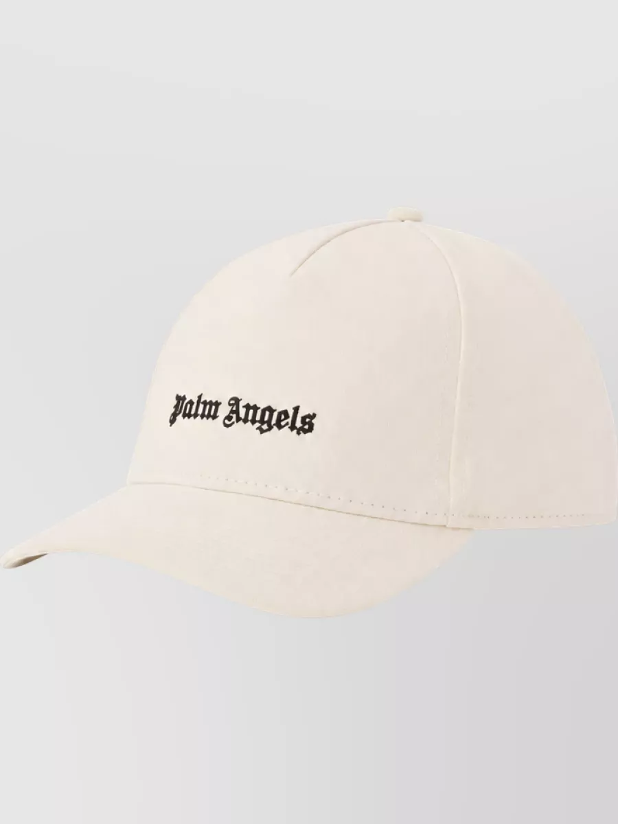Palm Angels Curved Logo Visor Cap